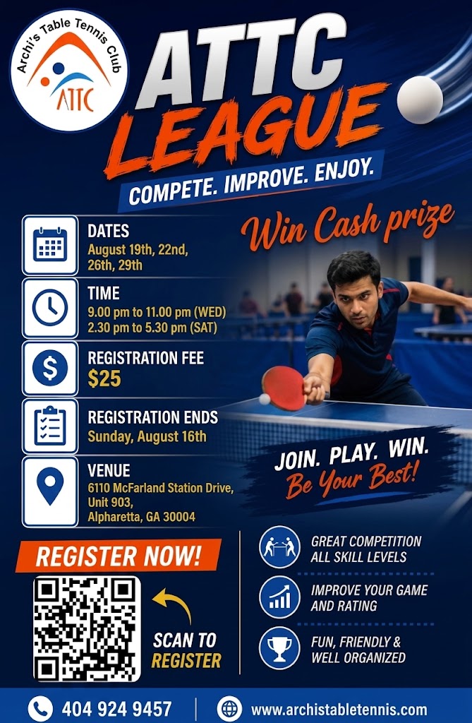 ATTC League Tournament poster